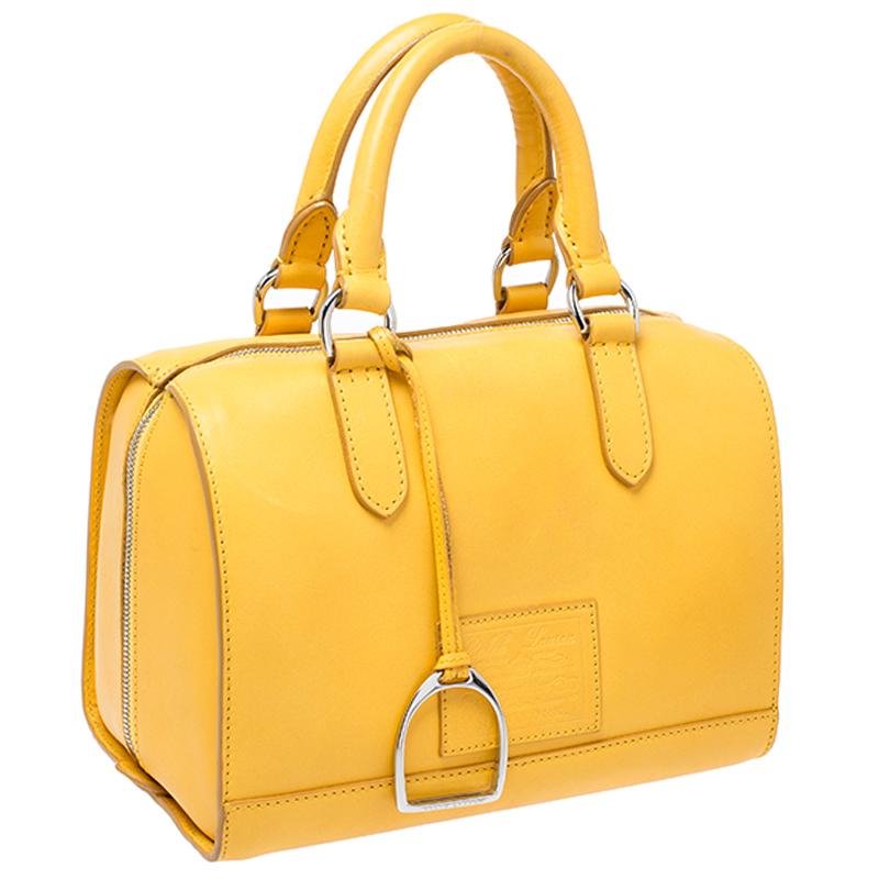 ralph lauren yellow purse