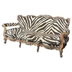 Vintage Ralph Lauren Zebra Couch