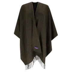 Ralph Laurent Cashmere Fringed Cape