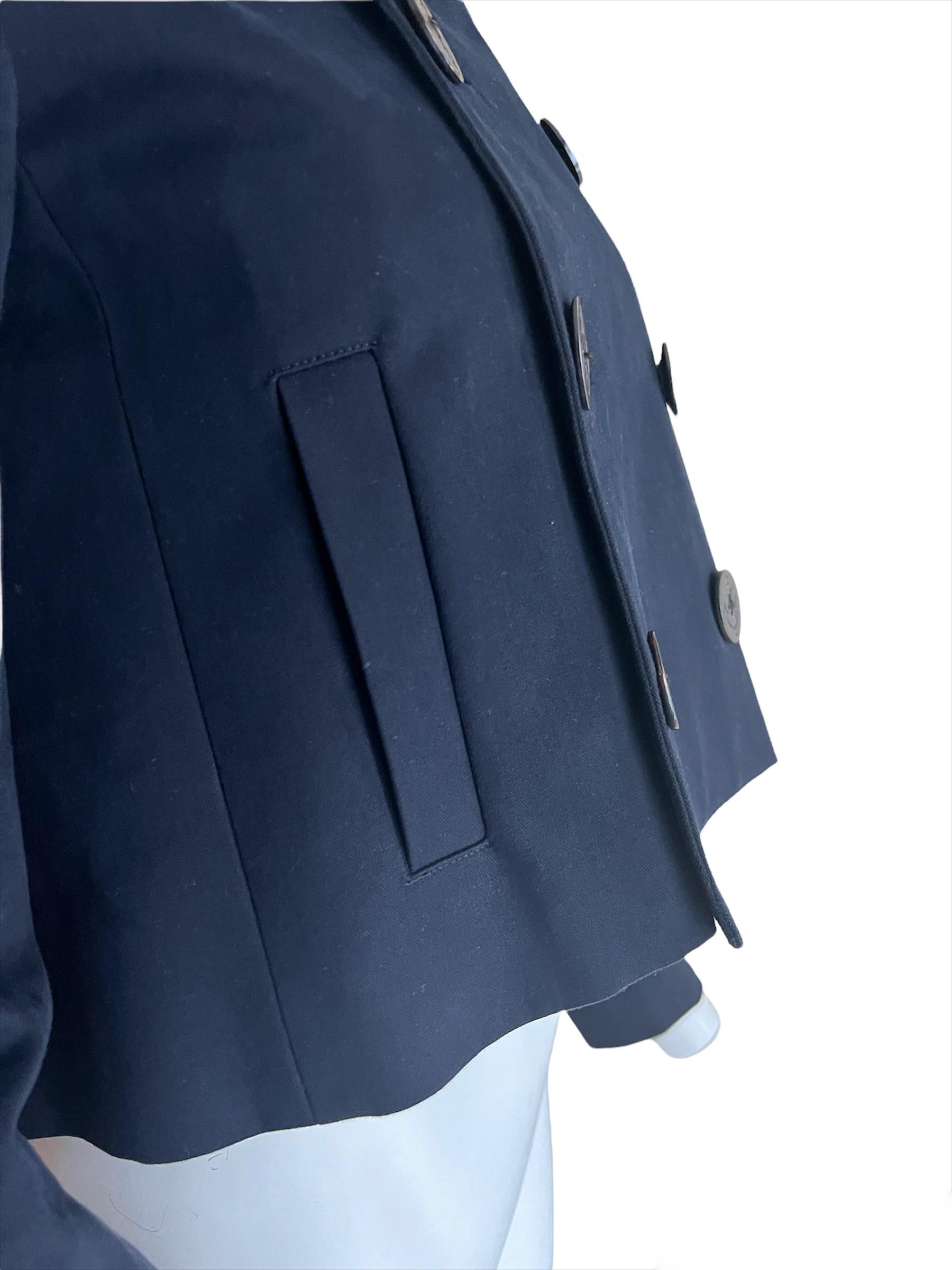 Women's Ralph Laurent Navy Blazer Jacket, Size 4 For Sale