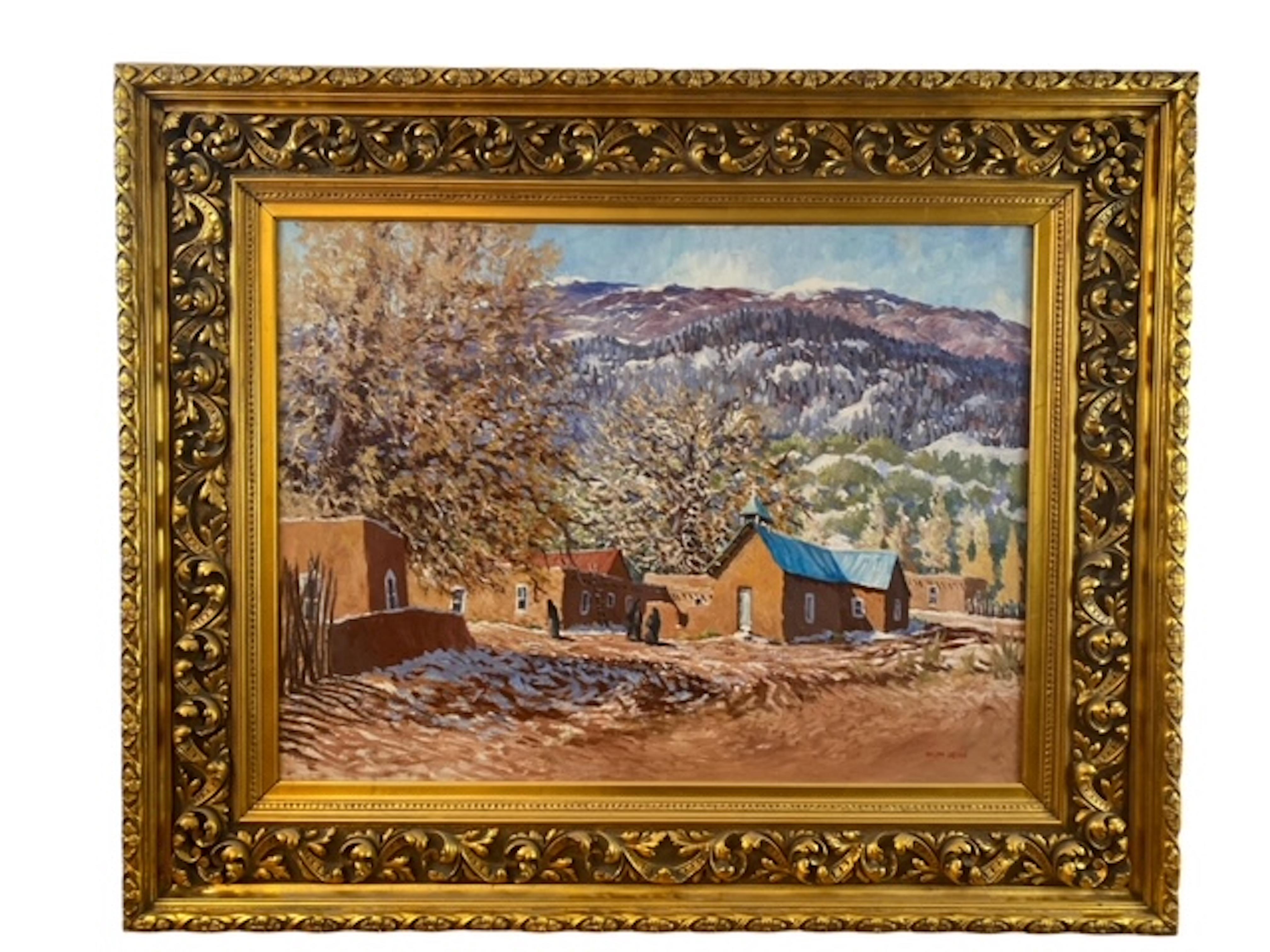 Ralph Leyba Landscape Painting - Home Sweet Home