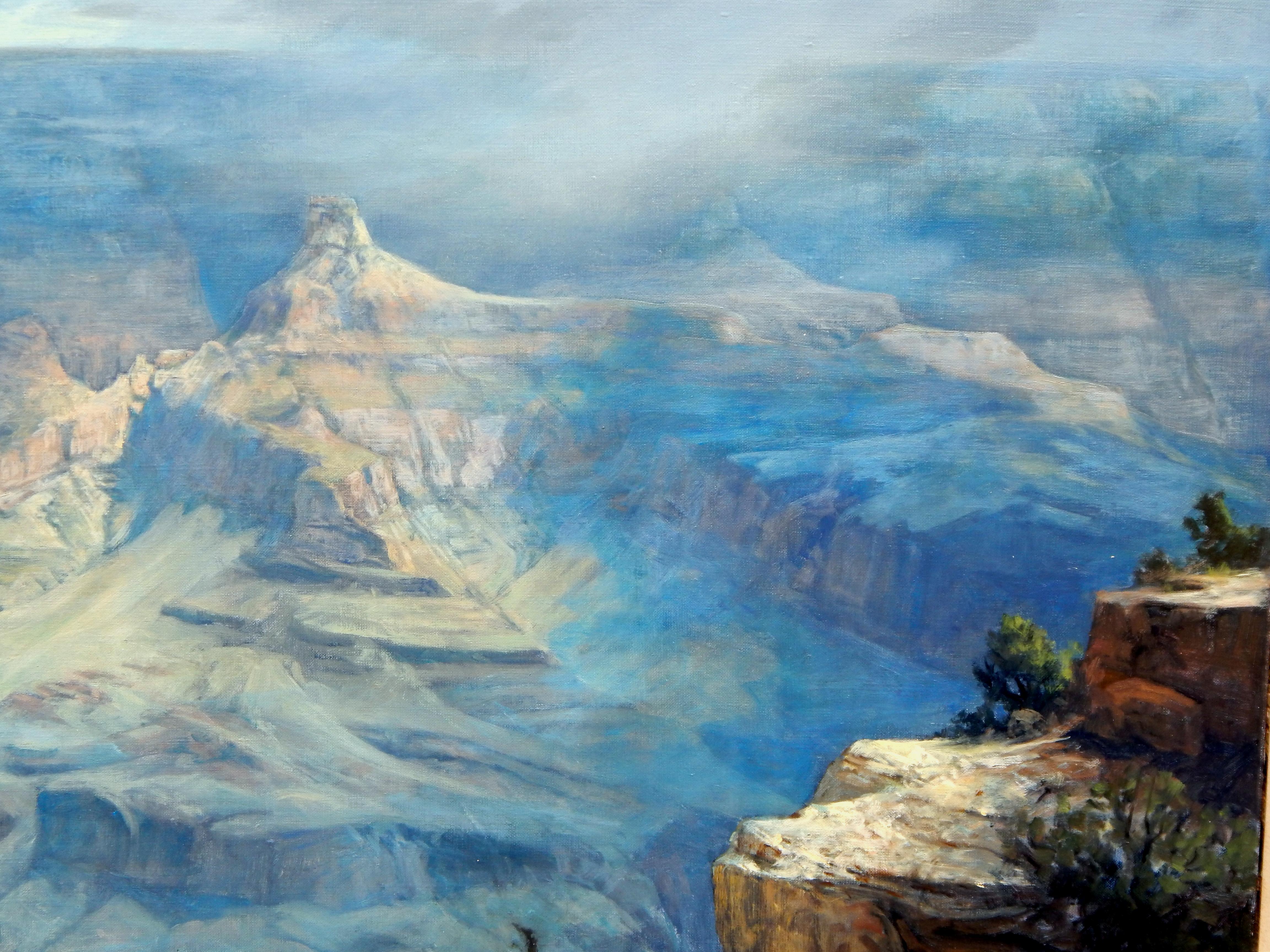 Ralph Love Olio su tela del Grand Canyon - Dopo la pioggia in vendita 2