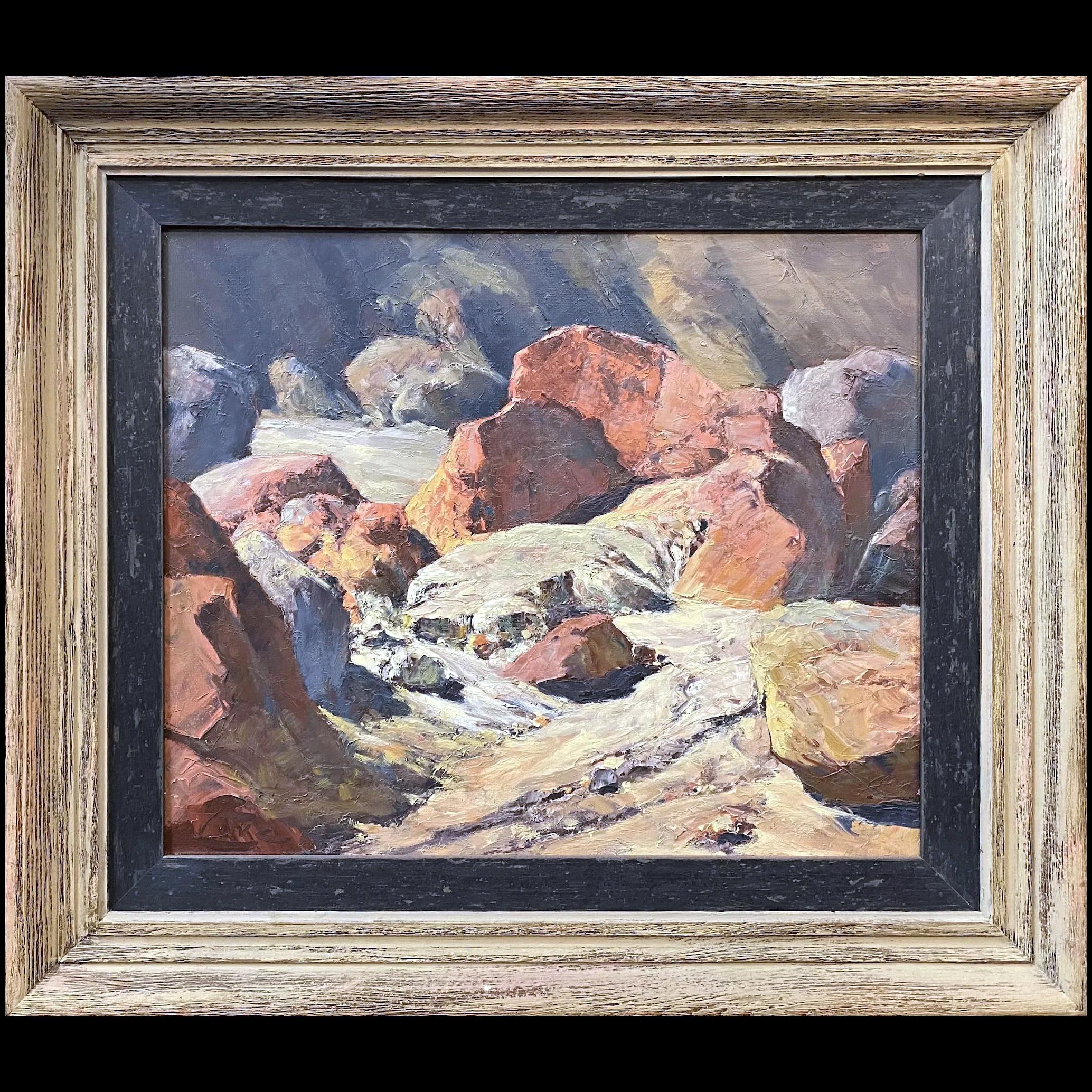 „Symphonie in Rot“ – Painting von ralph love