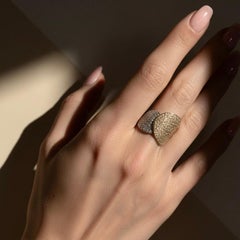 Anello con diamante champagne Ralph Masri 1919