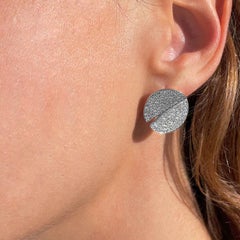 Boucles d'oreilles disque en diamant Ralph Masri 1919