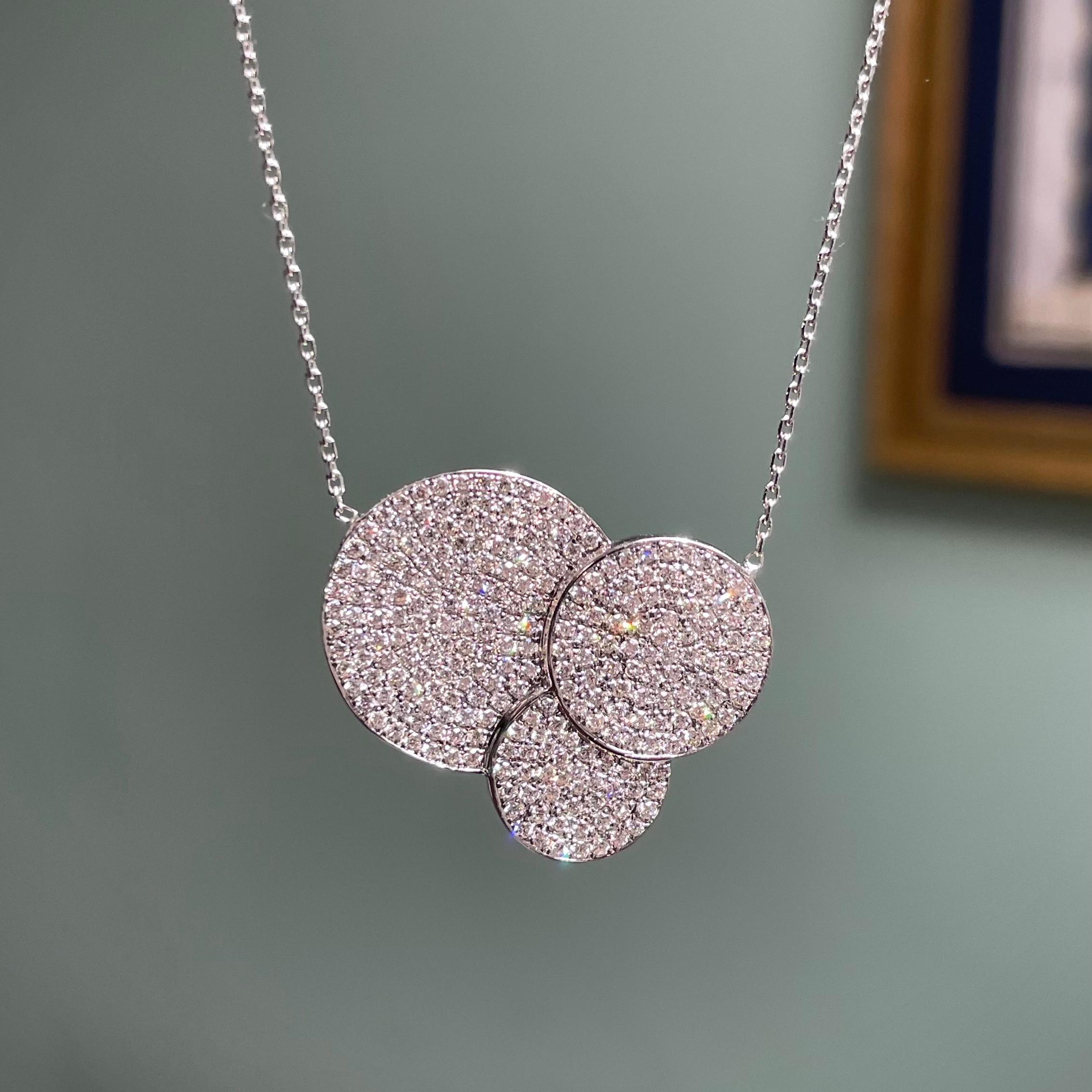 Modernist 1919 Diamond Necklace