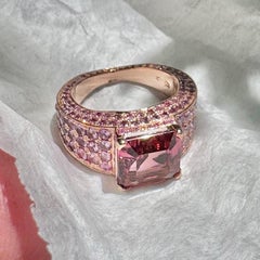 Ralph Masri 3ct Pink Tourmaline Sapphire Ring