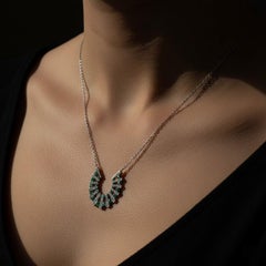 Ralph Masri - Collana di diamanti e smeraldi Andromeda