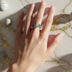 Ralph Masri Andromeda Diamond Emerald Ring