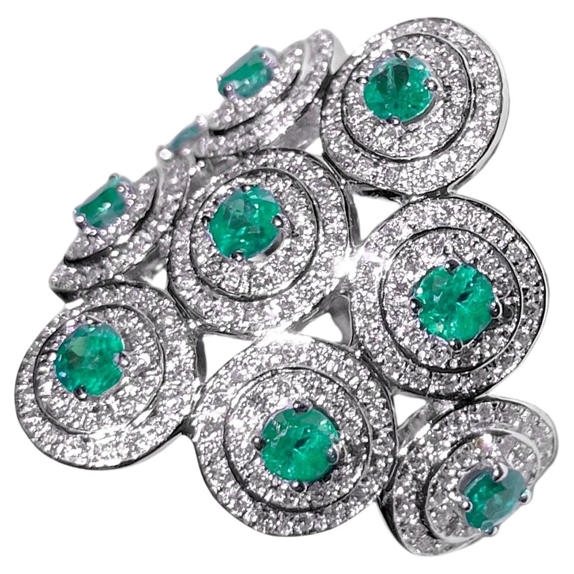 Ralph Masri Andromeda Diamant-Smaragd-Ring