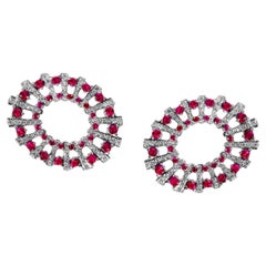 Ralph Masri Andromeda Diamond Ruby Earrings