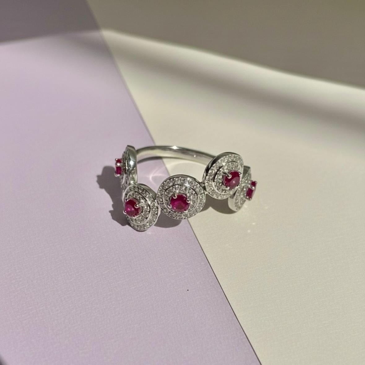 in vendita:  Anello Ralph Masri Andromeda con diamante e rubino 3