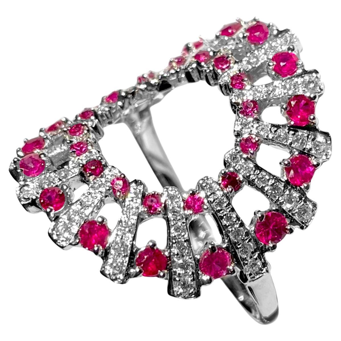 En venta: Anillo Ralph Masri Andrómeda Diamante Rubí