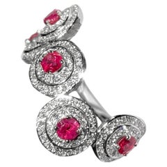 Anello Ralph Masri Andromeda con diamante e rubino