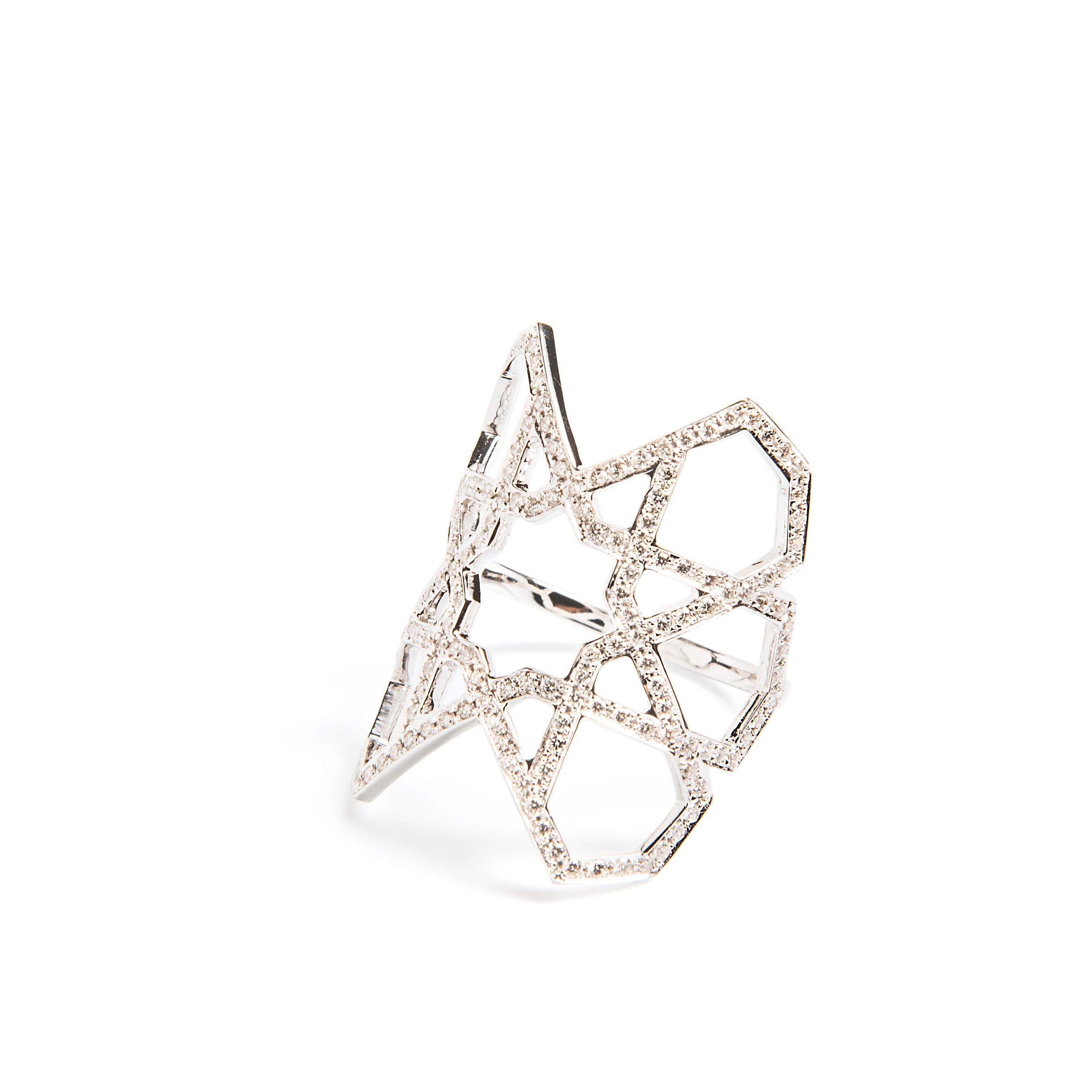 Art Deco Ralph Masri Arabesque Deco Diamond Ring
