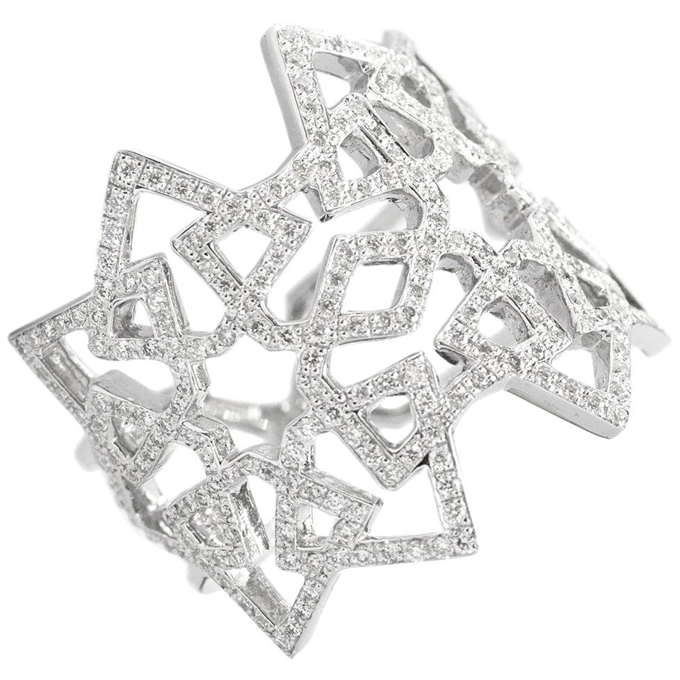 Ralph Masri Arabesque Deco Diamond Ring