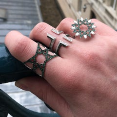 Ralph Masri Arabesque Deco Emerald Ring