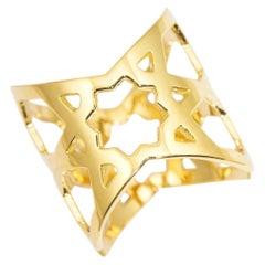 Ralph Masri Arabesque Deco Goldring