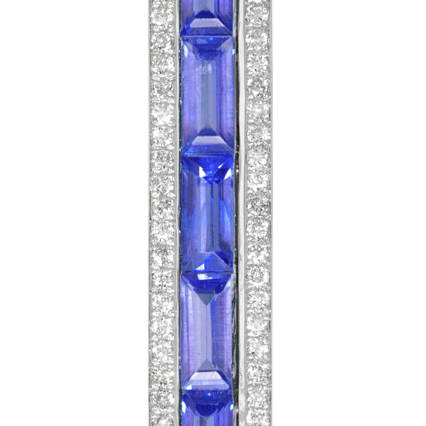 Contemporary Ralph Masri Diamond Iolite Sacred Windows Earrings For Sale