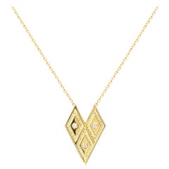 Ralph Masri Heliopolis Diamond Gold Necklace