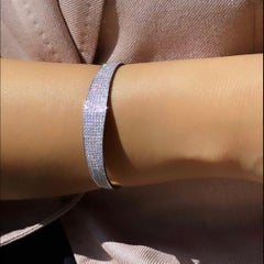 Modernistisches Diamant- und Saphirarmband von Ralph Masri