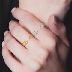 Anillo de diamantes de banda abierta Ralph Masri