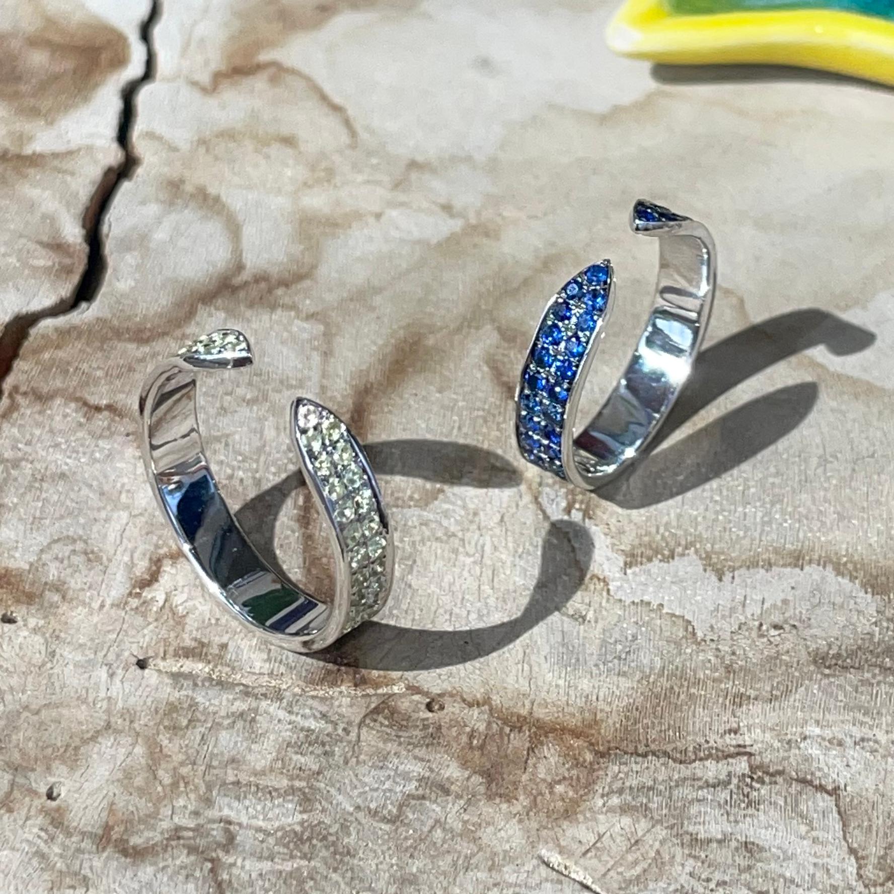 For Sale:  Ralph Masri Sacred Windows Blue Sapphire Ring 2