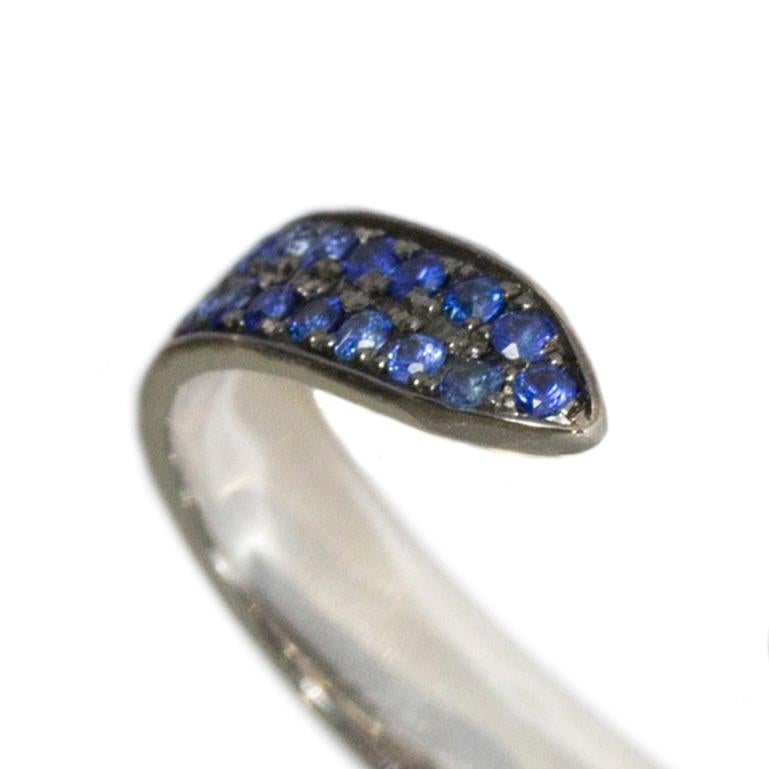 For Sale:  Ralph Masri Sacred Windows Blue Sapphire Ring 4