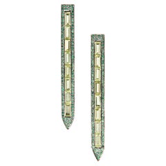 Ralph Masri Sacred Windows Peridot and Emerald Earrings