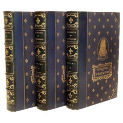 Antique Ralph Nevill, Memoirs of Monsieur D
artagnan, 1899 Second Edition Revised 3 Vols