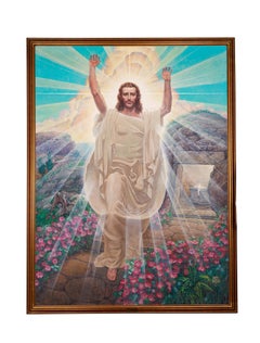 Ralph Pallen Coleman (American 1892-1968) A Monumental Painting of Jesus Christ