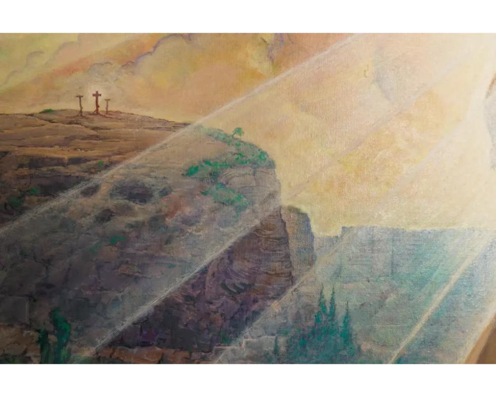 Ralph Pallen Coleman (americano, 1892-1968) Un dipinto monumentale di Gesù Cristo in vendita 1