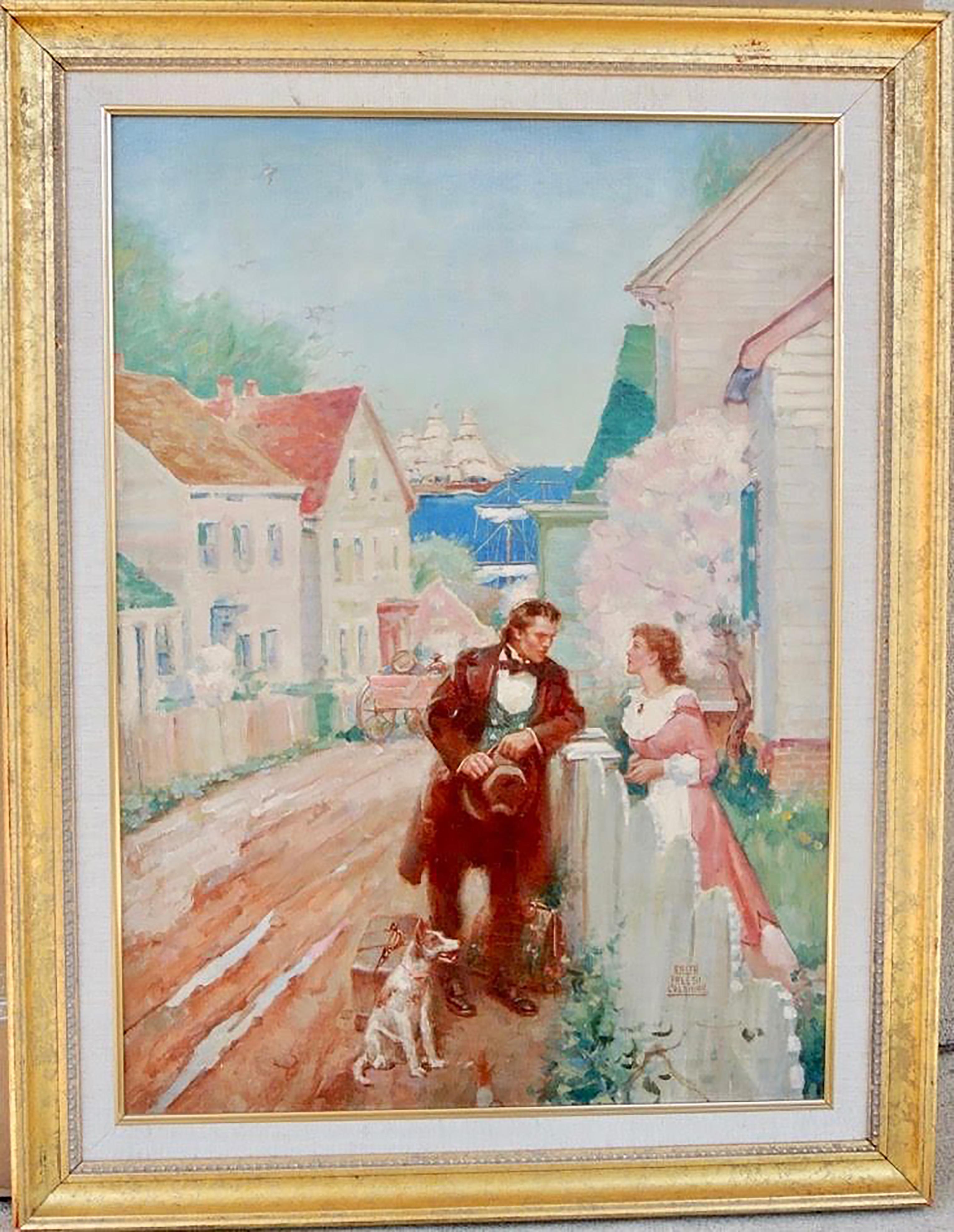 Al recinto - Painting di Ralph Pallen Coleman