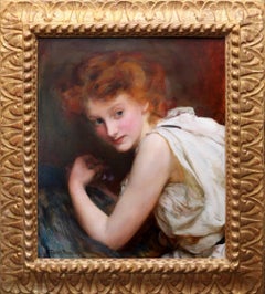 Flora - Dipinto a olio del XIX secolo raffigurante la bellezza della società inglese come dea romana