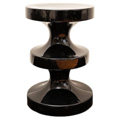 Ralph Pucci International India Mahdavi Tabouret d'évêque, table d'appoint en noir