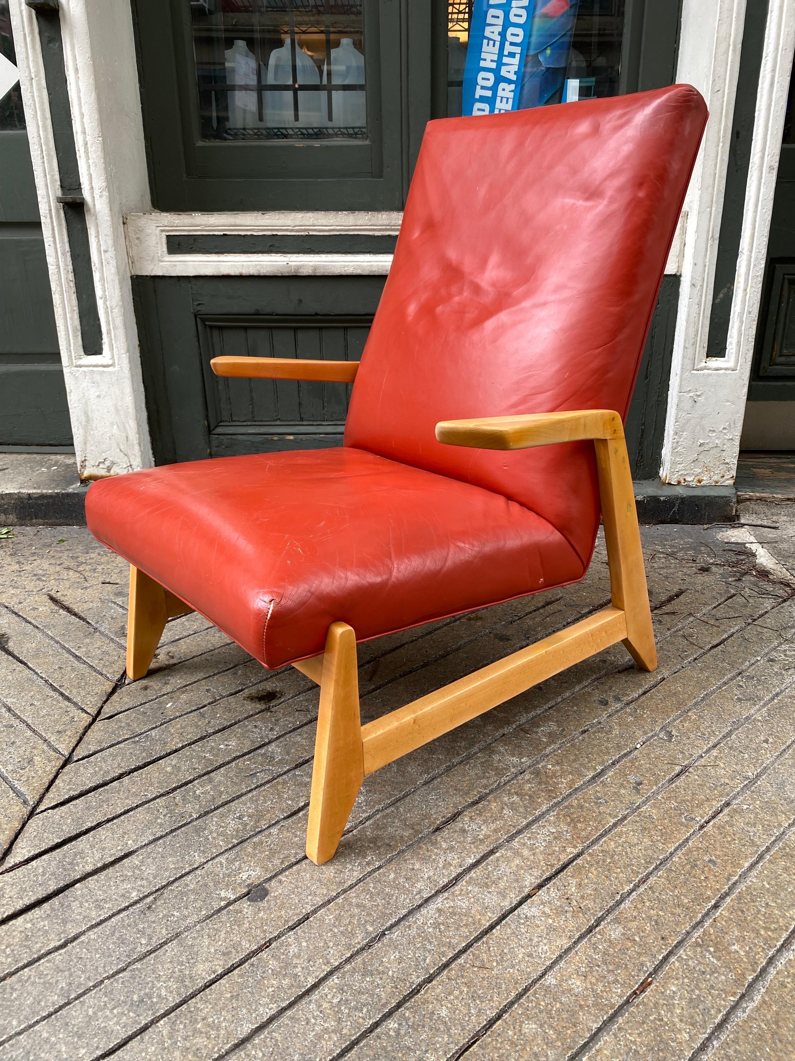 Ralph Rapson High Back Lounge Chair For Sale 3