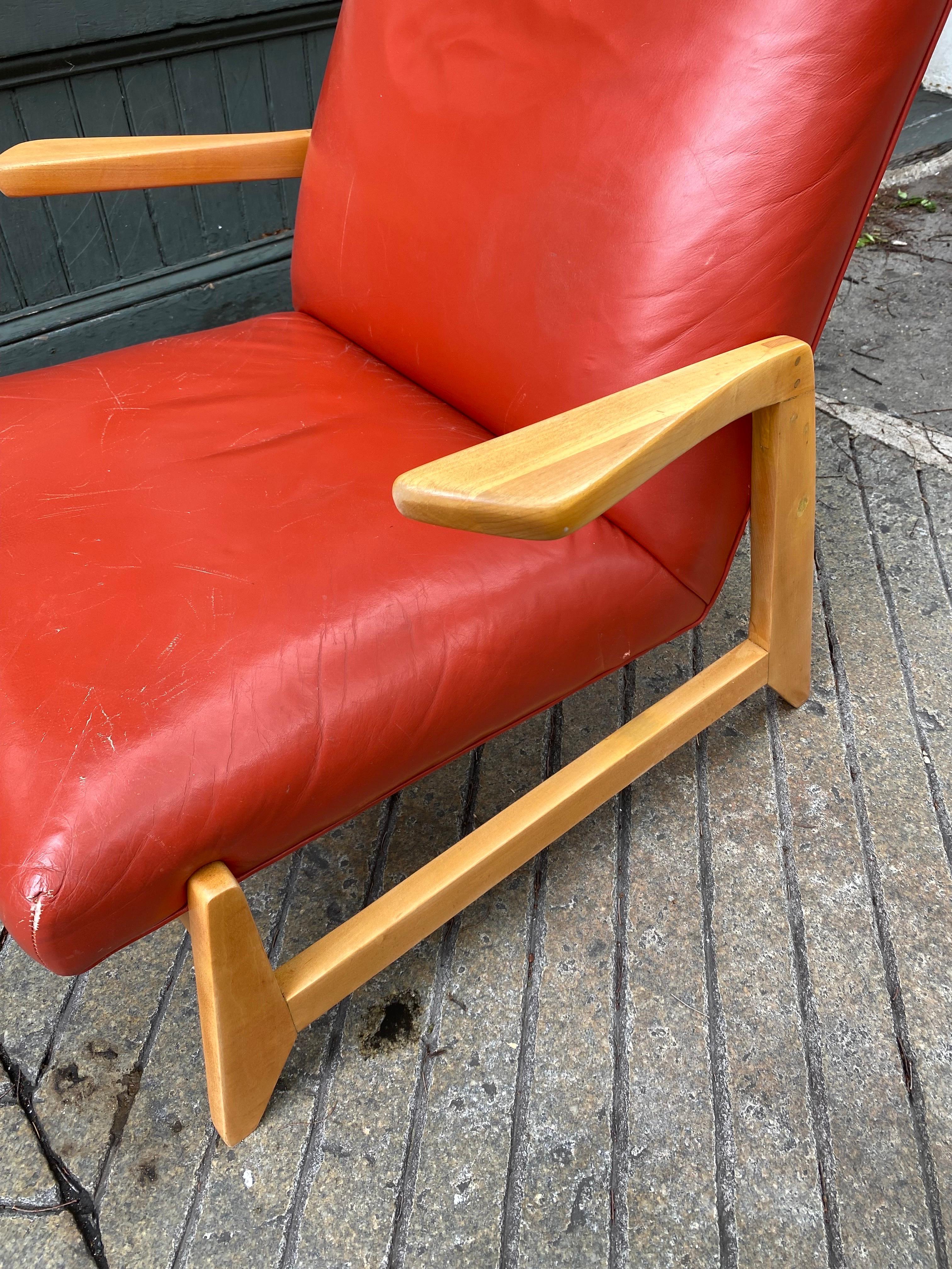 Ralph Rapson High Back Lounge Chair For Sale 2