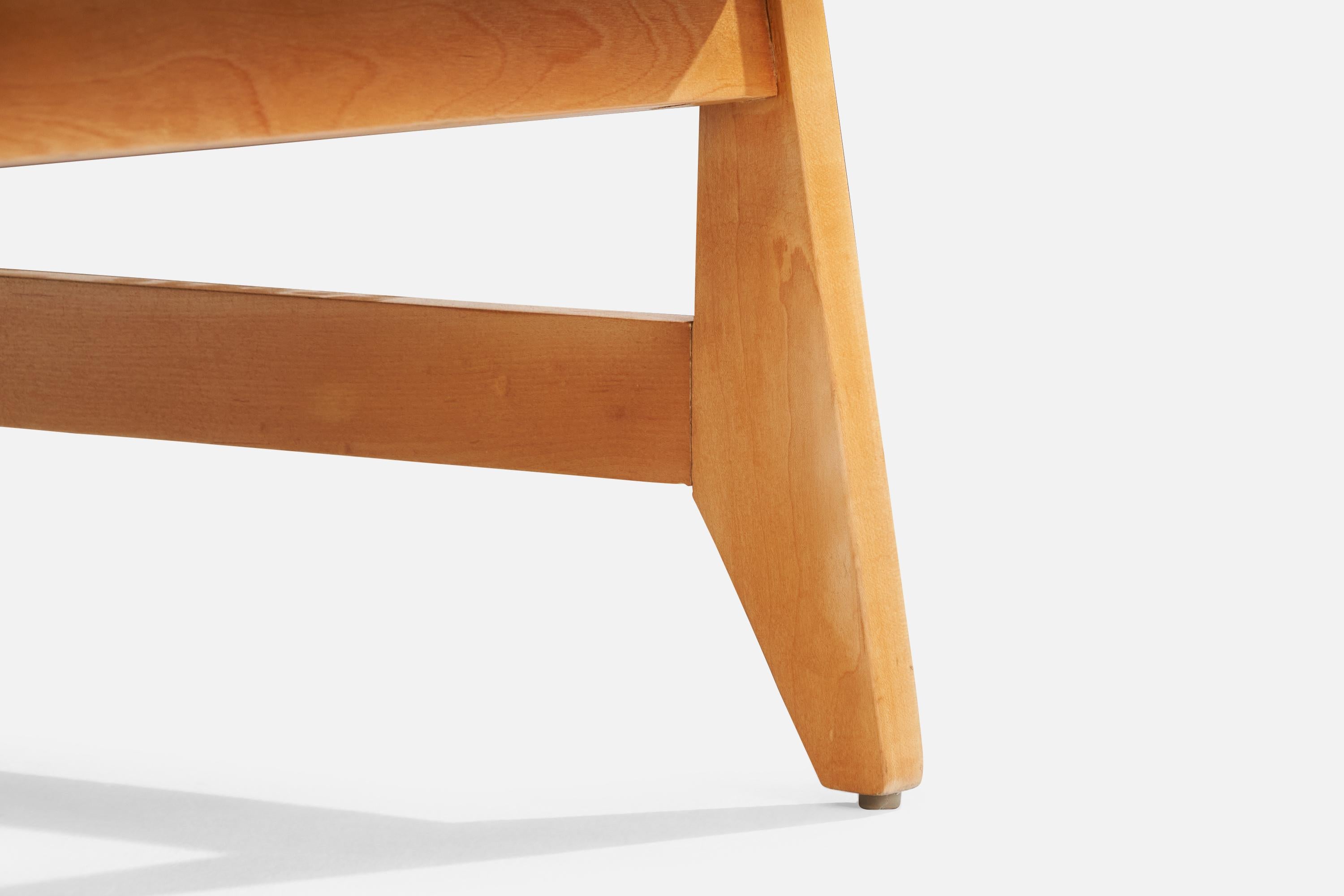 Ralph Rapson, Silla de salón, Madera, Tela, EE.UU., 1948 en venta 6