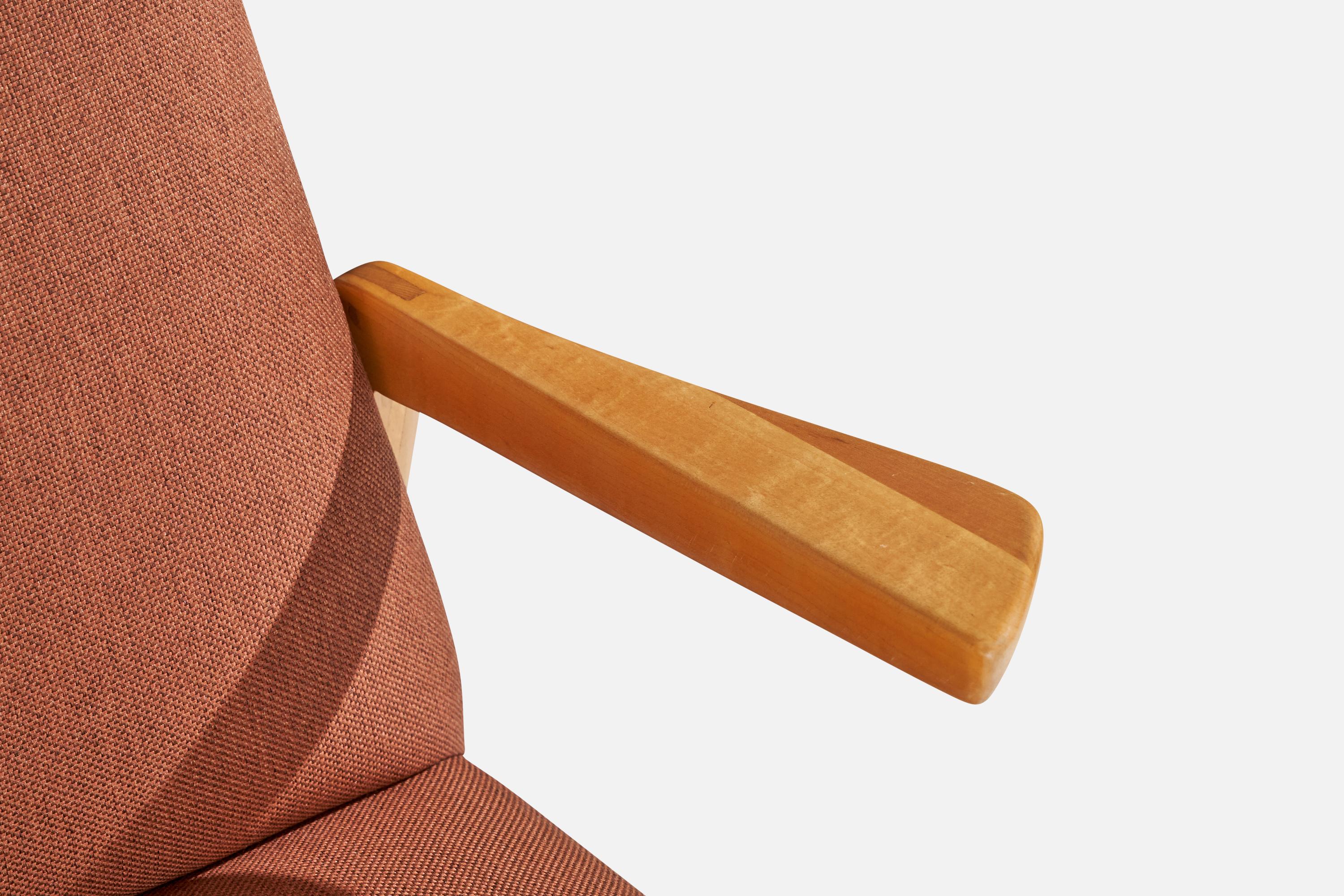 Ralph Rapson, Silla de salón, Madera, Tela, EE.UU., 1948 en venta 3