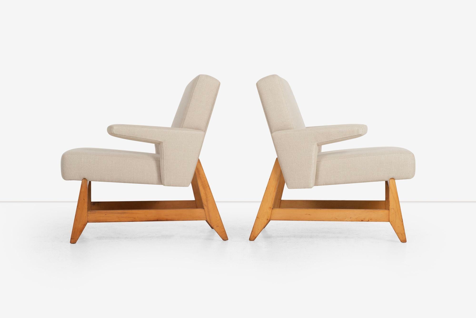 Mid-20th Century Ralph Rapson Lounge Chairs for Knoll 1945 For Sale