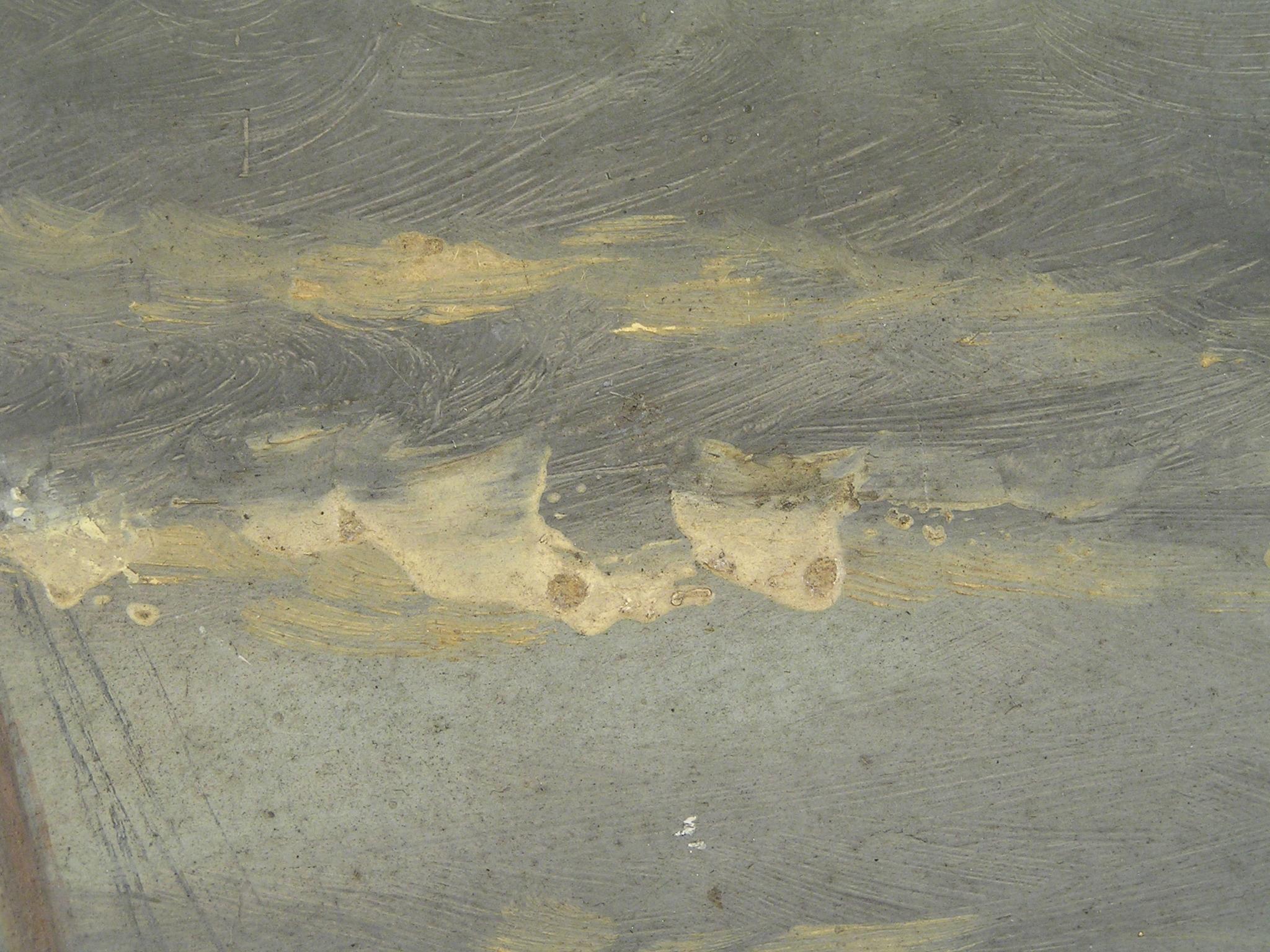 Ralph R. Stubbs - Marée basse au coucher du soleil - Peinture à l'huile marine anglaise du XIXe siècle en vente 5
