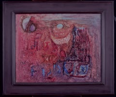 Peinture à l'huile « Full Moon » de Ralph Rosenborg