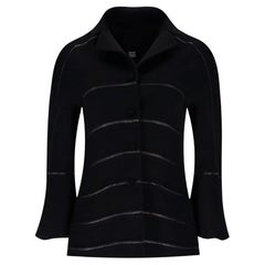 Ralph Rucci Chado Vintage Cashmere A-Line Jacket With Lace-Up Detail To Rear