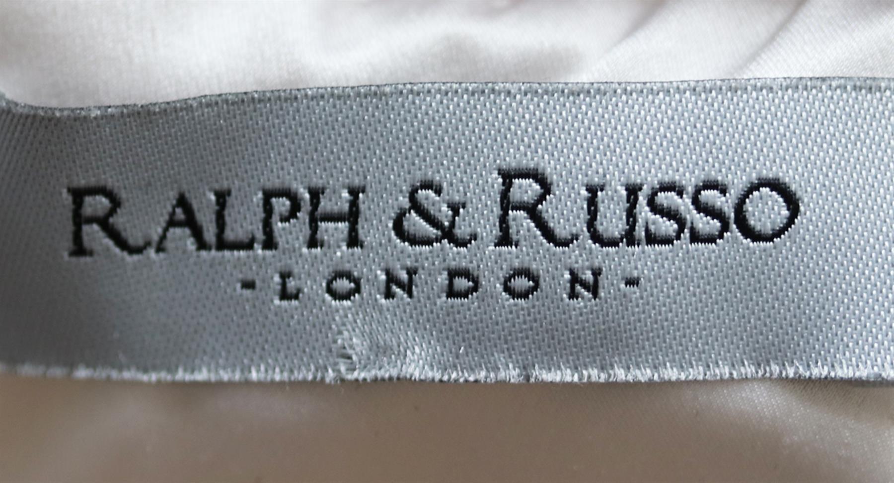 Gray Ralph & Russo One Shoulder Embellished Silk Mini Dress