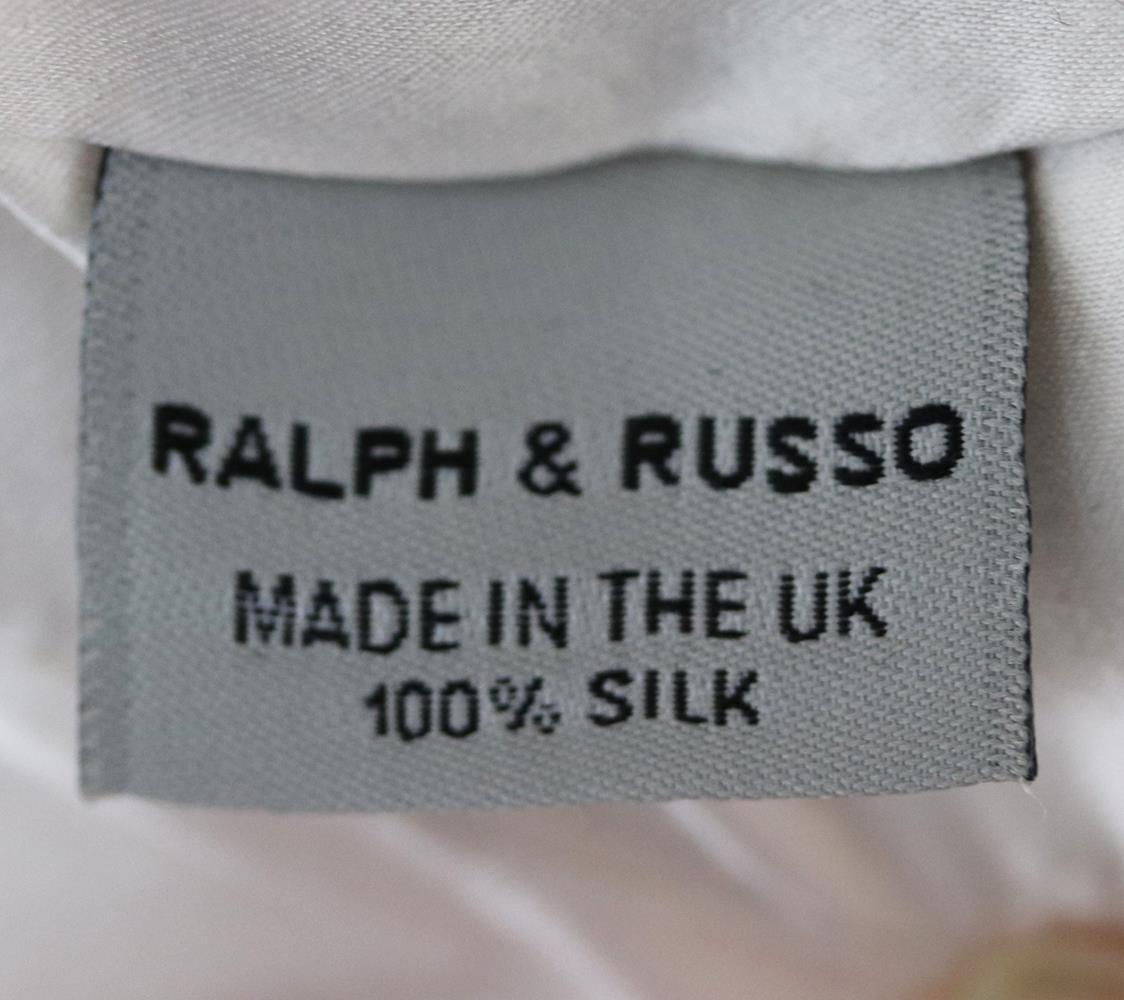 Ralph & Russo One Shoulder Embellished Silk Mini Dress In Excellent Condition In London, GB