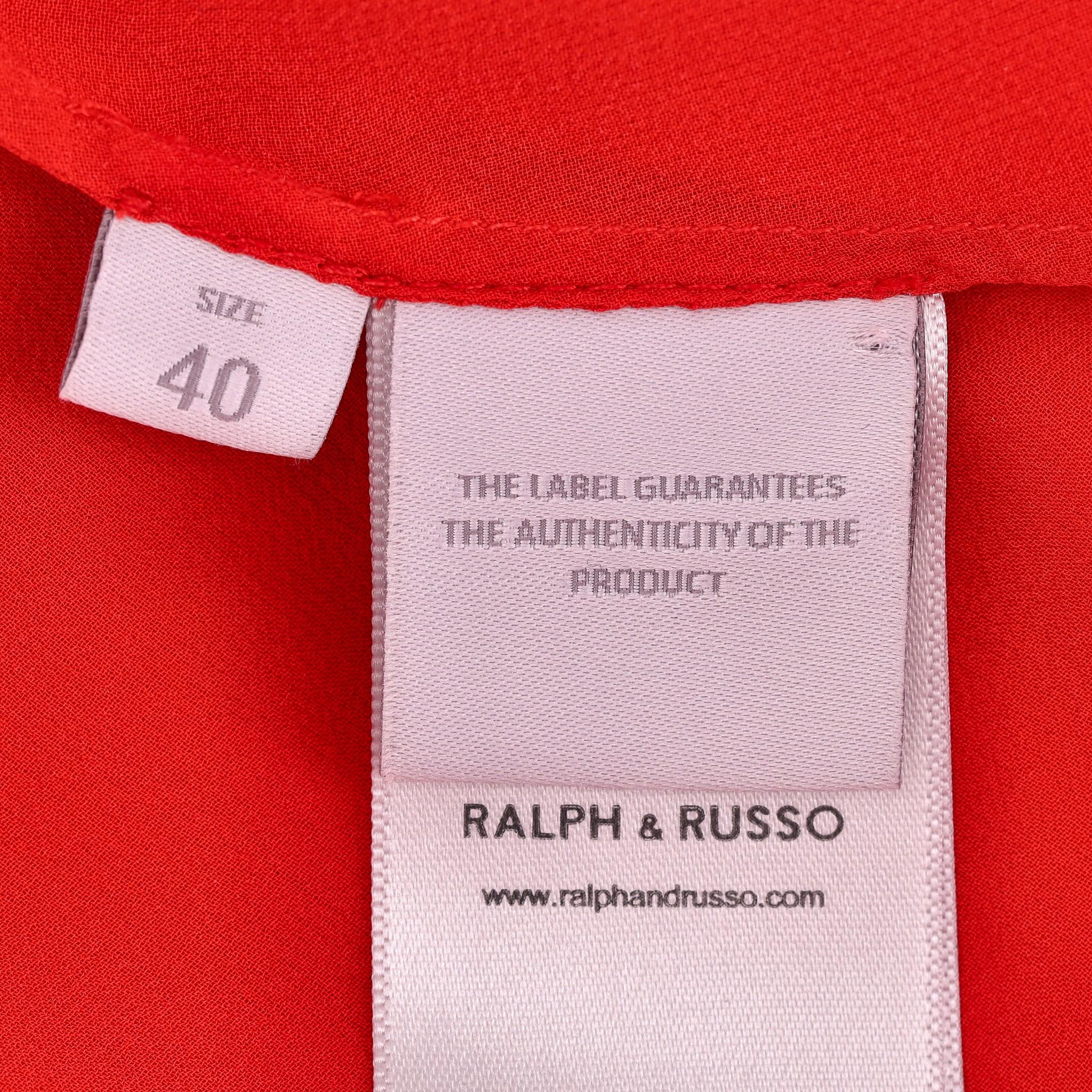 Ralph & Russo Silk Chiffon Off-The-Shoulder Cape Evening Dress/Gown For Sale 2