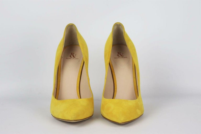 Ralph and Russo Suede Pumps at 1stDibs
