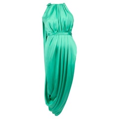 Ralph & Russo Women's Mint Silk Draped Evening Gown