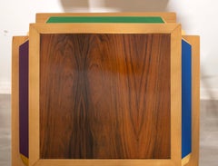 Ralph Rye Variations Portapiante Scultoreo Firmato Postmoderno Dipinto a Mano Wood