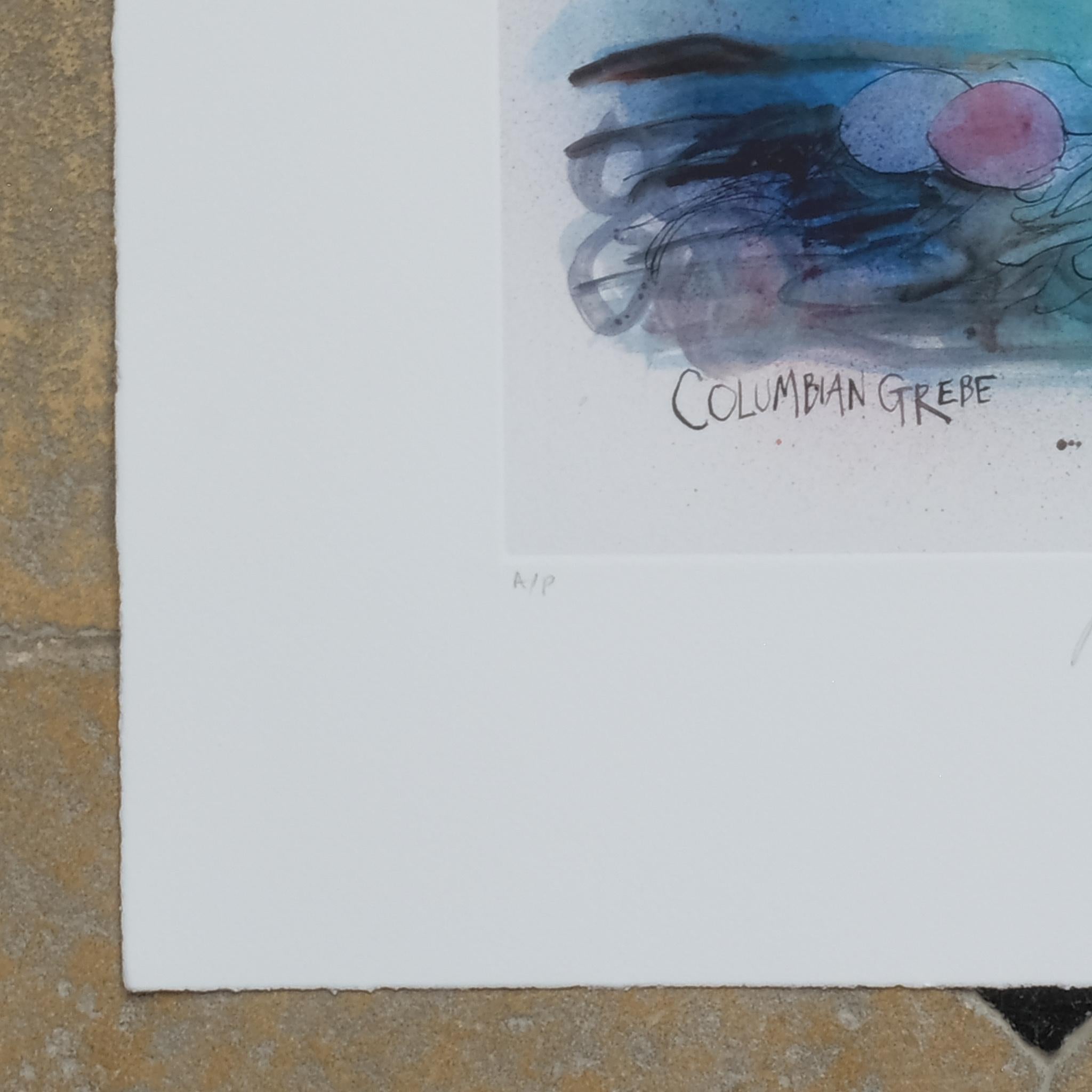 Ralph Steadman - Columbian Grebe In Excellent Condition For Sale In Kettering, GB